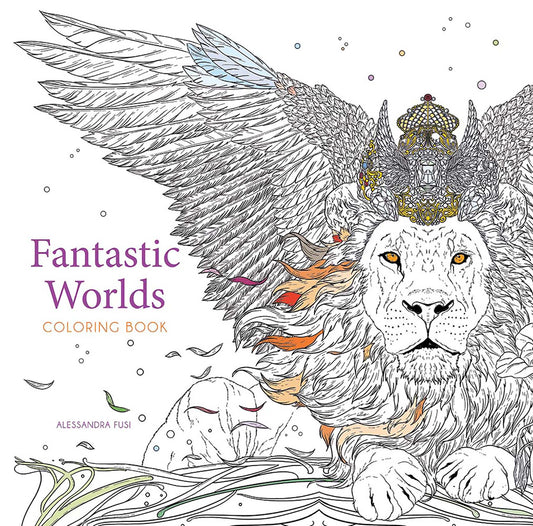 Fantastic Worlds Coloring Book