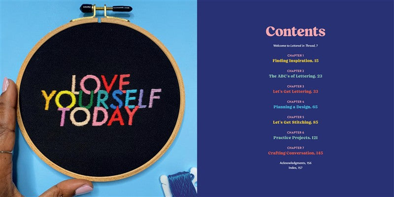 Lettered in Thread