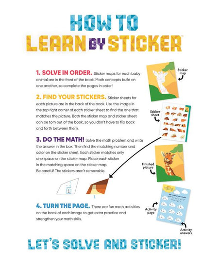 Learn by Sticker: Addition and Subtraction