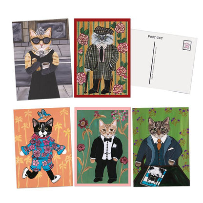 Cartes de correspondance pour chats