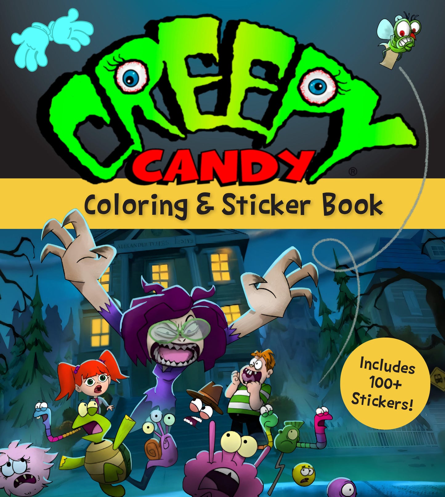 Creepy Candy Coloring &amp; Sticker Book