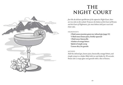 The Unofficial A Court of Thorns and Roses Cocktail Book