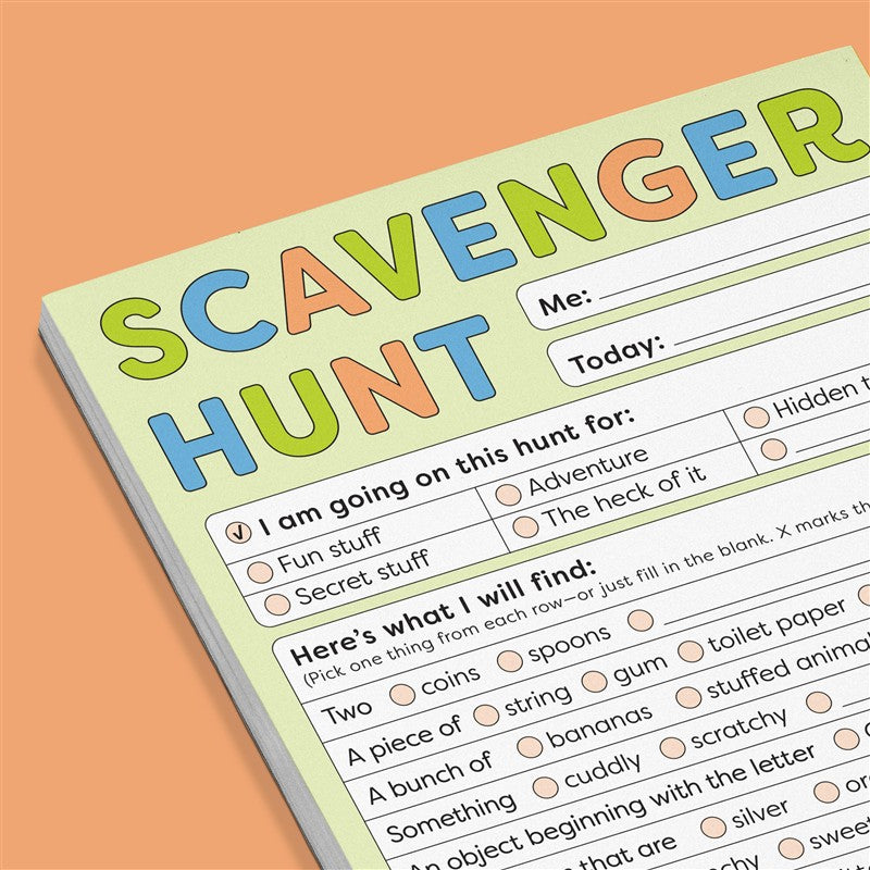 Scavenger Hunt Playtime Pad with Sticker Sheet