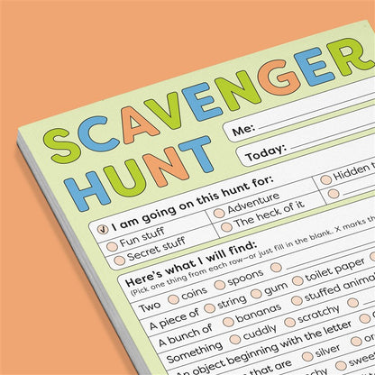 Scavenger Hunt Playtime Pad with Sticker Sheet