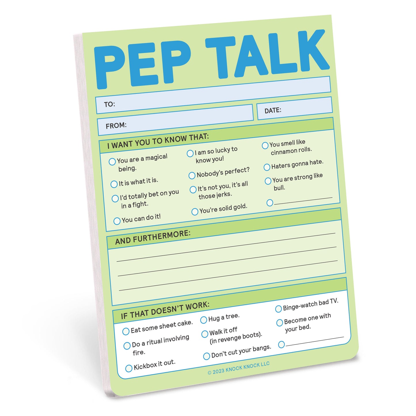 Pep Talk Nifty Note Pad (Second Edition)