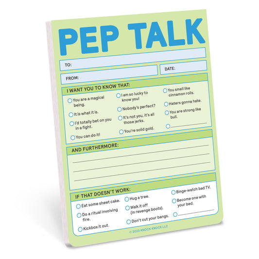 Pep Talk Nifty Note Pad (Second Edition)