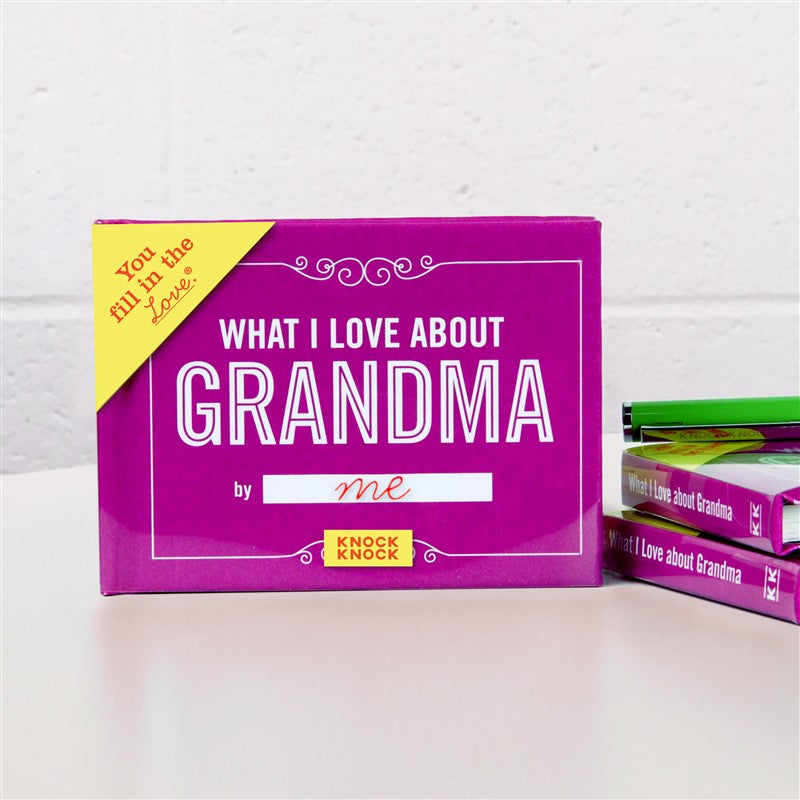 What I Love about Grandma Fill in the Love Book
