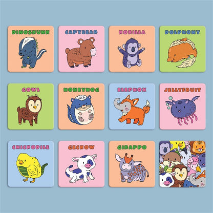 Wild &amp; Crazy Animal Mashups! Memory &amp; Matching Game