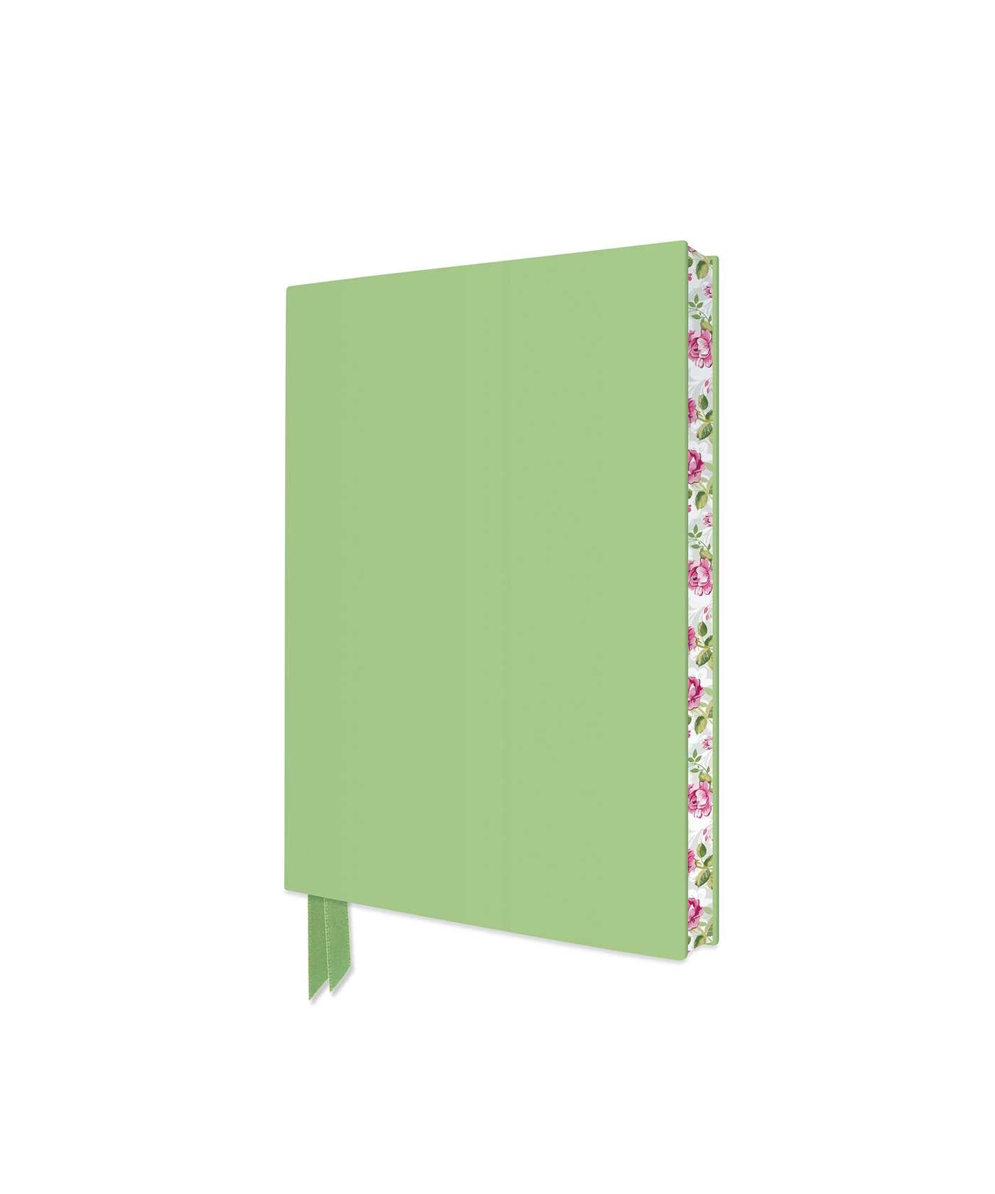 Journal de poche artisanal vert menthe pâle (Flame Tree Journals)