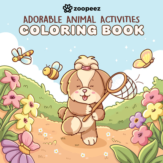 Adorable Animal Activities Coloring Book