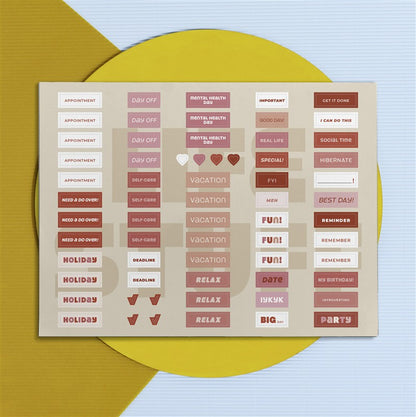 Life Stuff (But Also Me Stuff) 18-Month Desktop Calendar (Jul. 2024 - Dec. 2025)