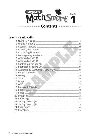 Complete MathSmart 1