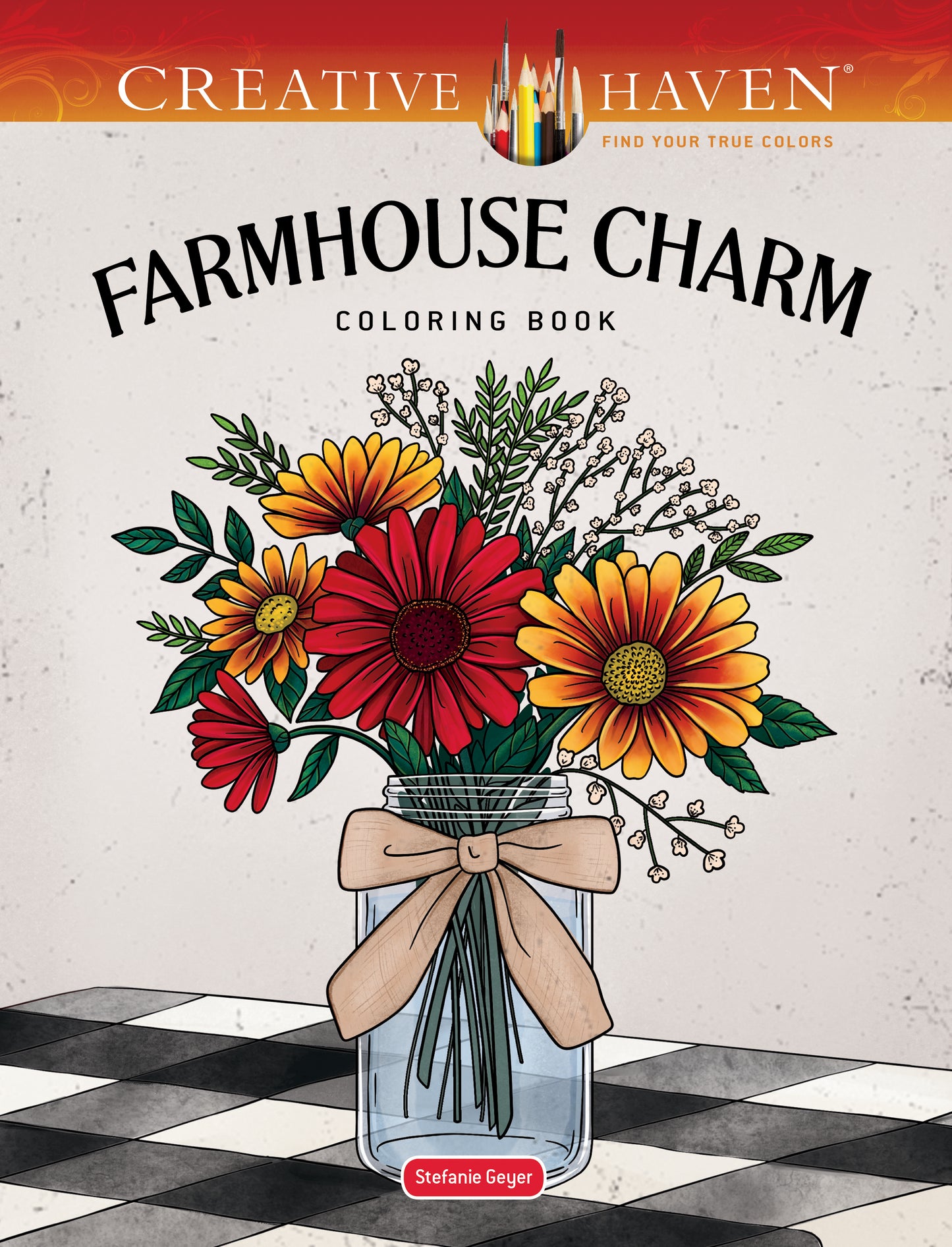 Creative Haven Farmhouse Charm Coloring Book