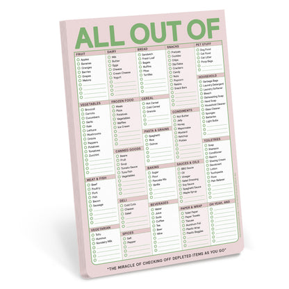 Knock Knock All Out Of Pad with Magnet (Dusty Rose)