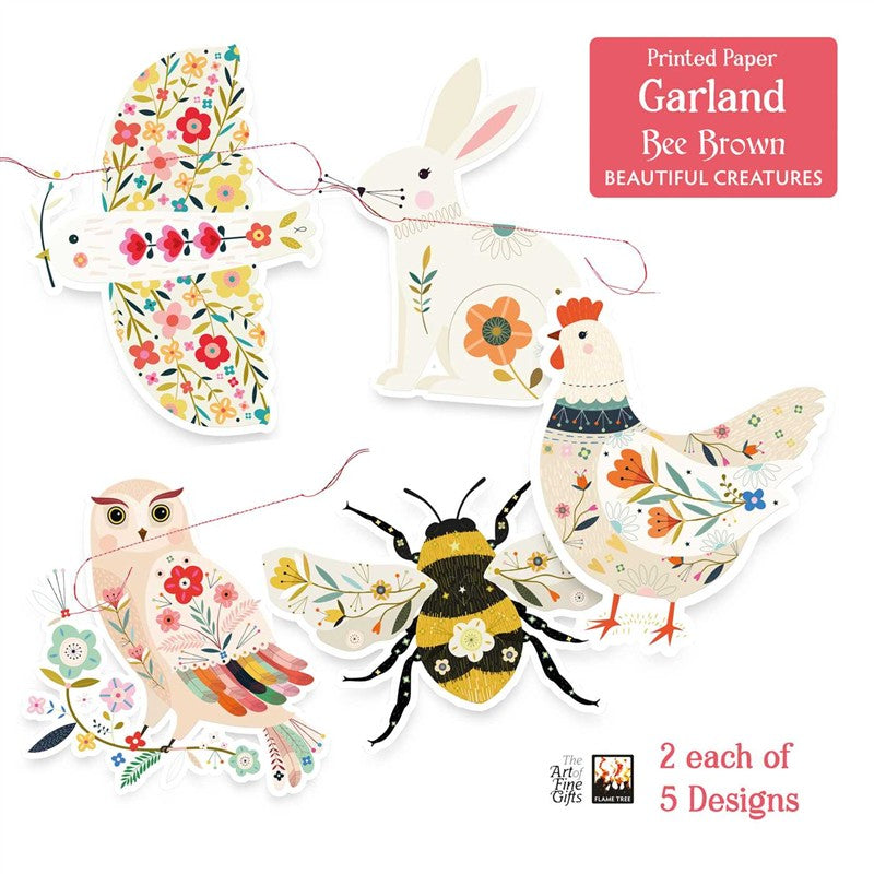 Bee Brown: Beautiful Creatures Paper Garland