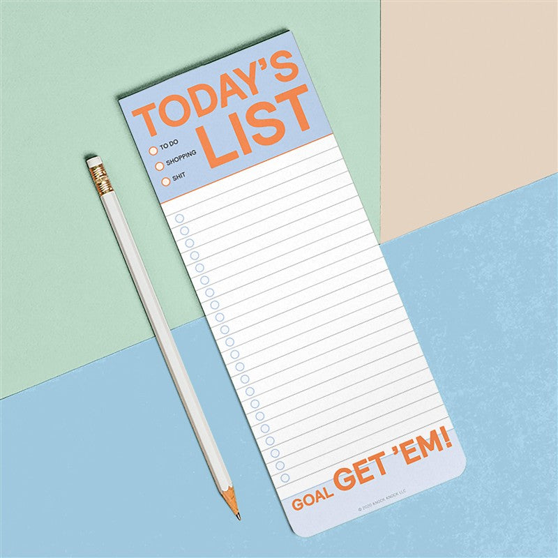 Todays List Make-a-List Pad