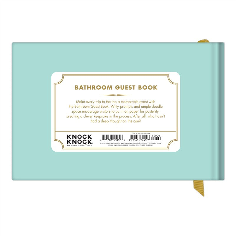 Bathroom Guest Book