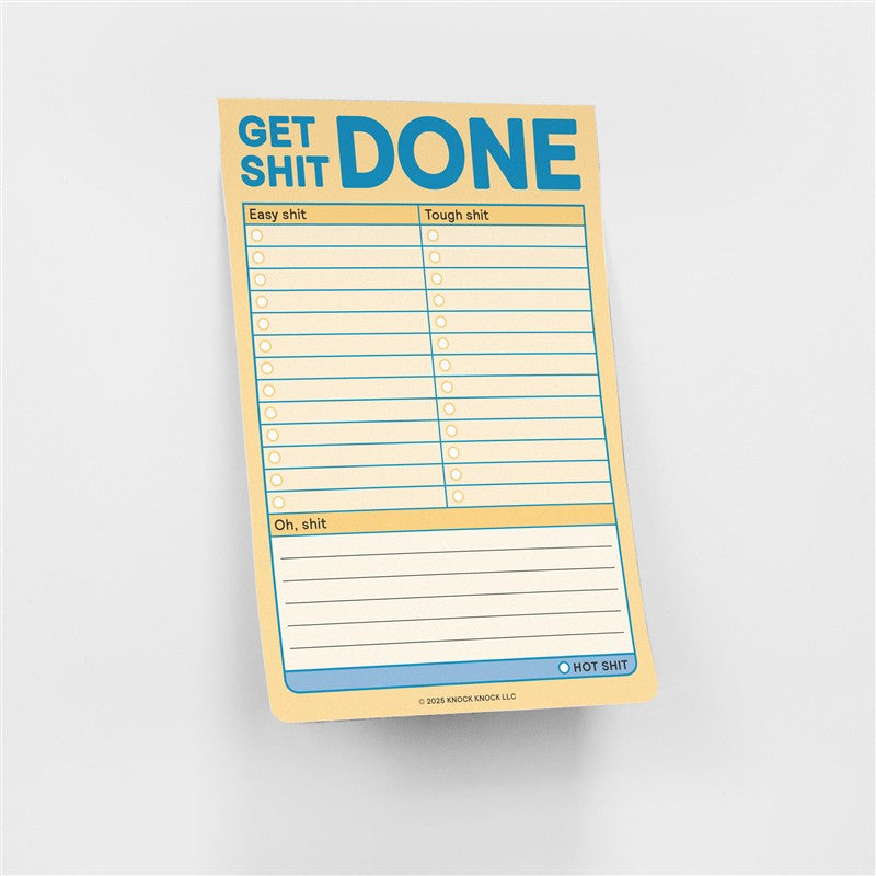 Get Shit Done Great Big Sticky Note (Pastel Version)