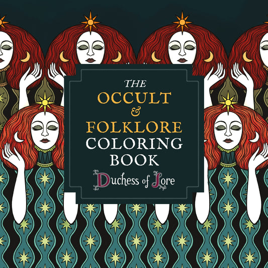 The Occult & Folklore Coloring Book