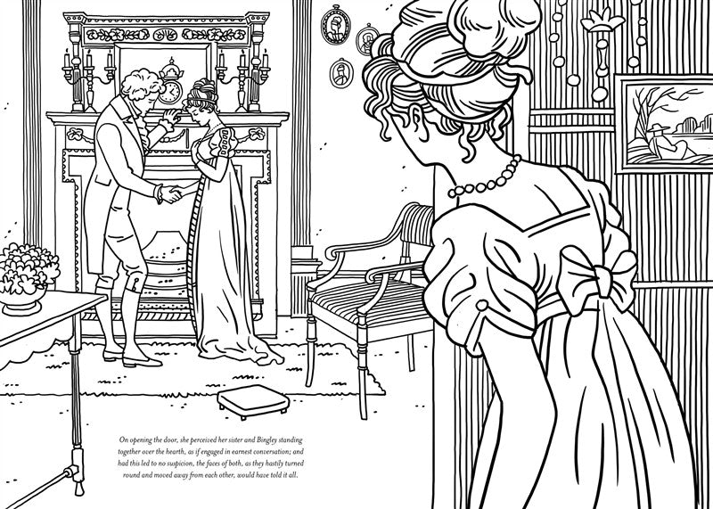 Pride and Prejudice: Classics Coloring