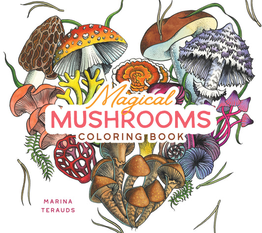 Livre de coloriage sur les champignons magiques