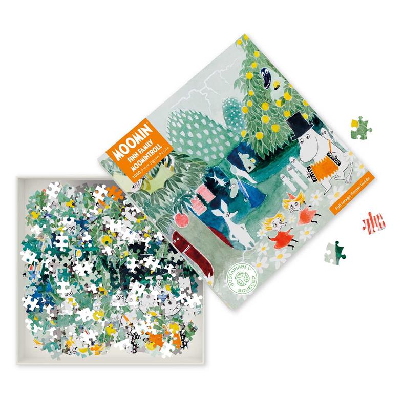 Adult Sustainable Jigsaw Puzzle Moomin: Finn Family Moomintroll