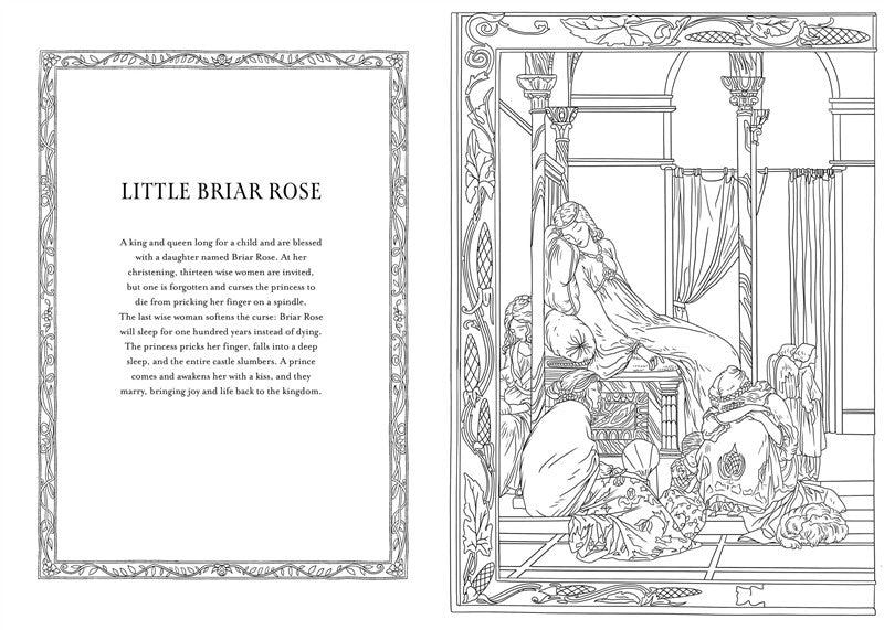 Grimm's Fairy Tales: Classics Coloring