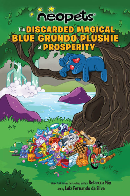 Neopets: The Discarded Magical Blue Grundo Plushie of Prosperity