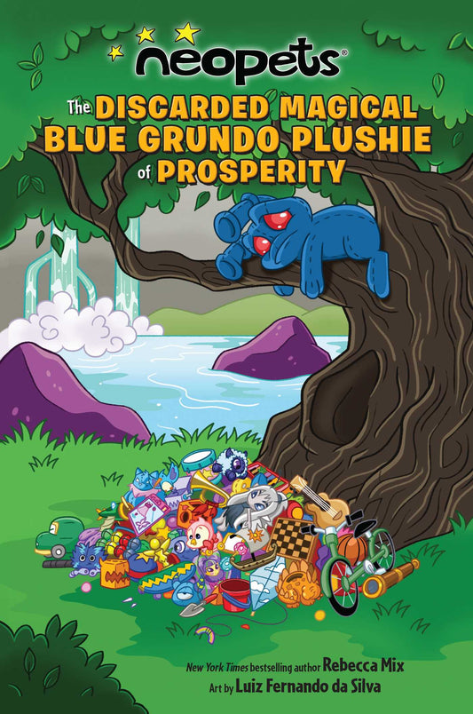 Neopets: The Discarded Magical Blue Grundo Plushie of Prosperity