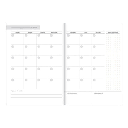 You Got This Journal - A 6-Month Productivity Tracker Dot-Grid Journal