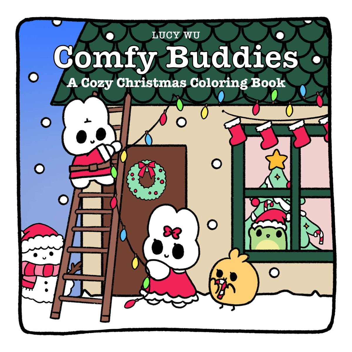 Comfy Buddies: A Cozy Christmas Coloring Book