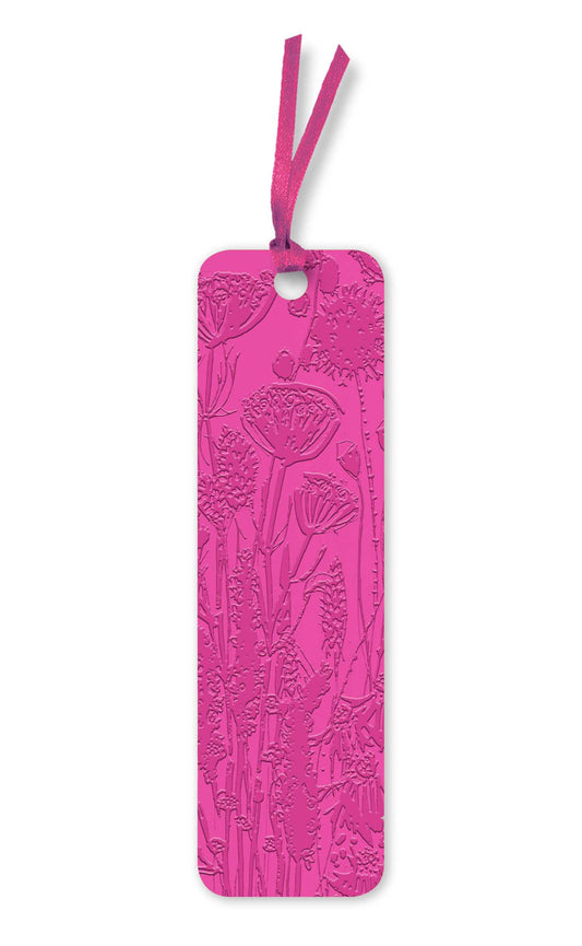 Lucy Innes Williams: Pink Garden House Artisan Art Vegan Leather Bookmarks (pack of 10)