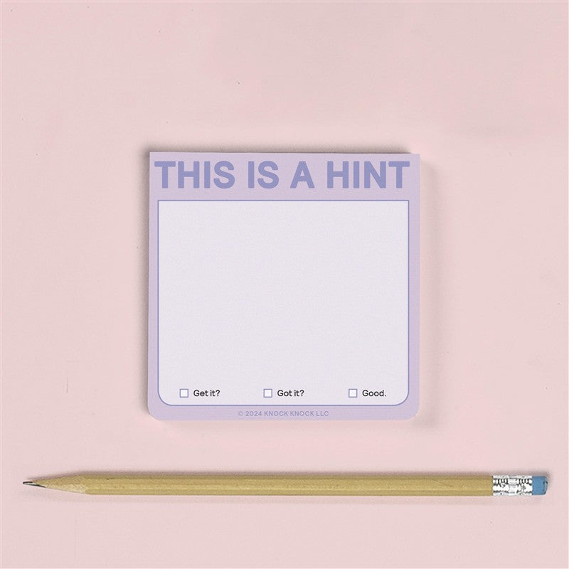This Is a Hint Sticky Note