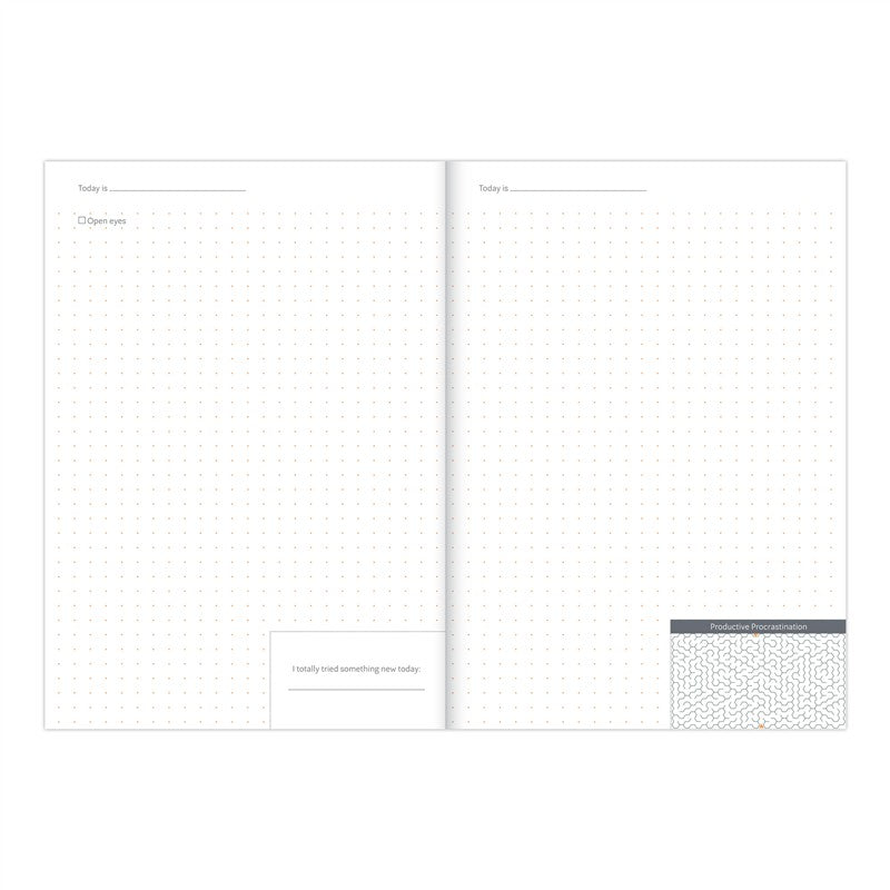 You Got This Journal - A 6-Month Productivity Tracker Dot-Grid Journal