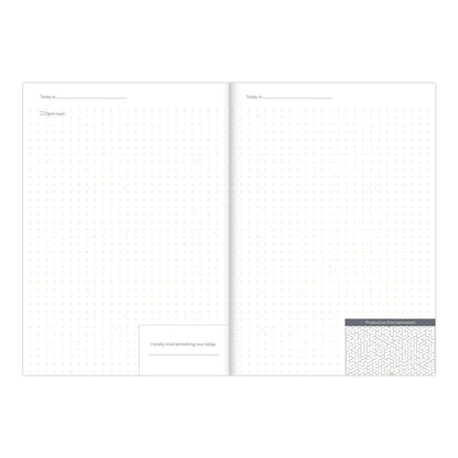 You Got This Journal - A 6-Month Productivity Tracker Dot-Grid Journal