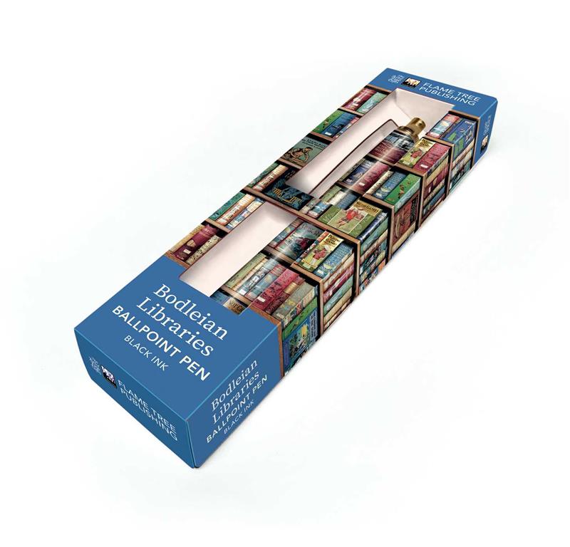 Bodleian Libraries: Hobbies &amp; Pastimes Bookshelves Boxed Decorative Ballpoint Pen