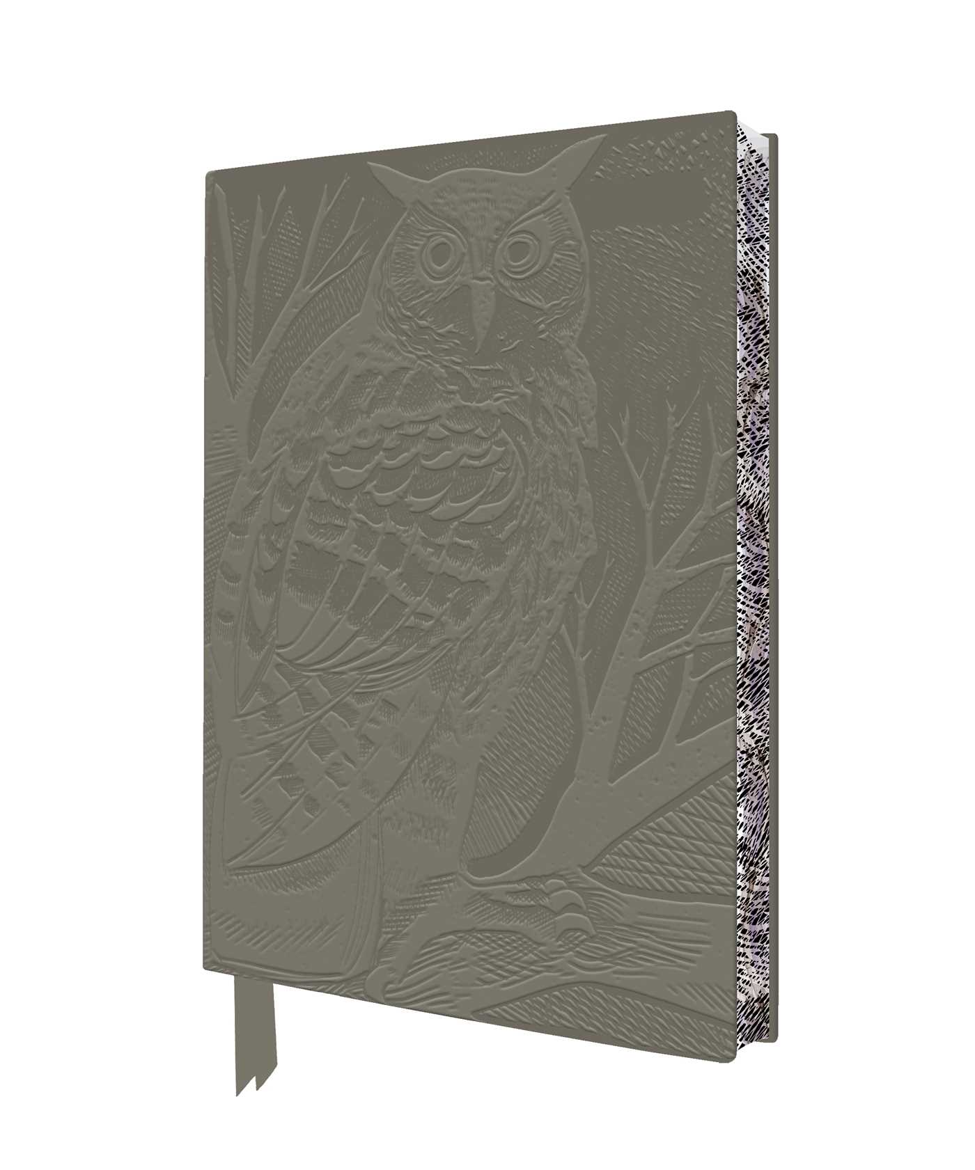 Angela Harding: Long Eared Owl Artisan Art Notebook (Flame Tree Journals)
