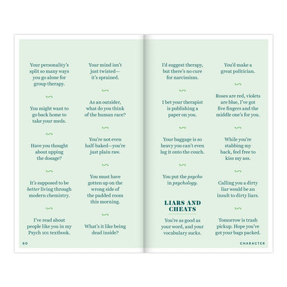 Insults &amp; Comebacks Lines for All Occasions
