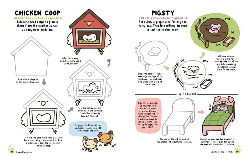 How to Draw Cute Stuff Around the Farm