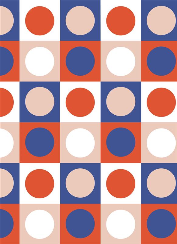 Amanda Jane Jones Wrapping Paper: Shapes and Patterns