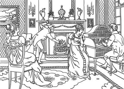 Pride and Prejudice: Classics Coloring
