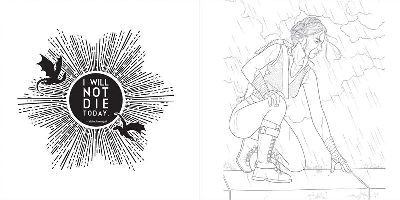 Fourth Wing: The Official Coloring Book