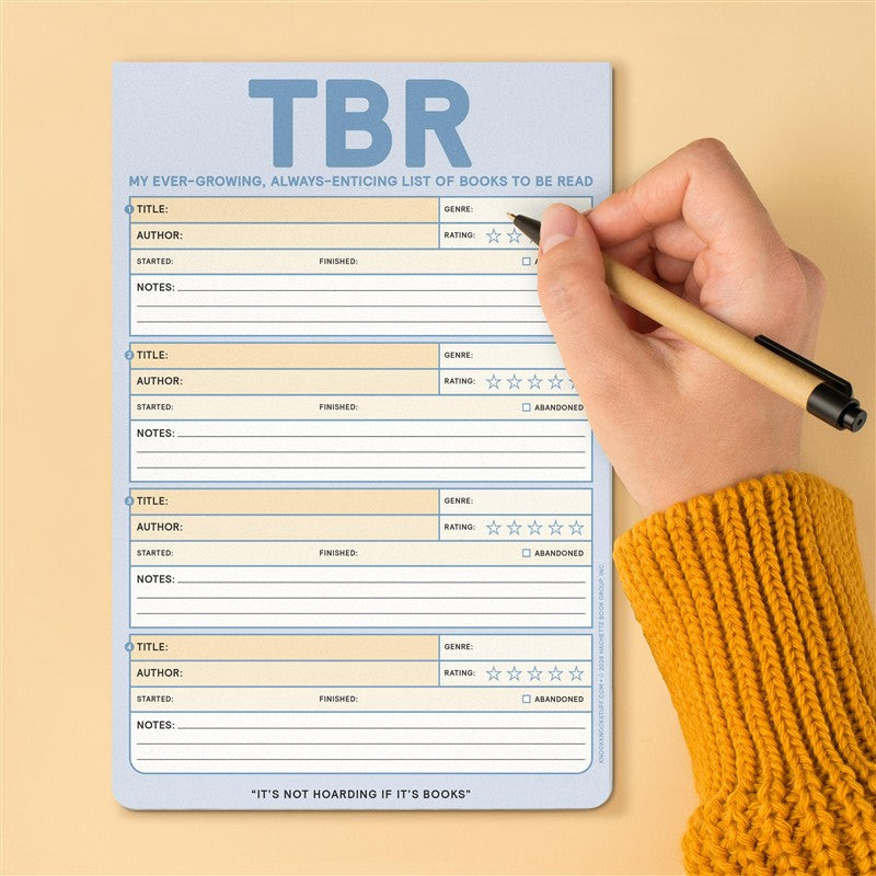 TBR (To Be Read) Knock Knock Pad
