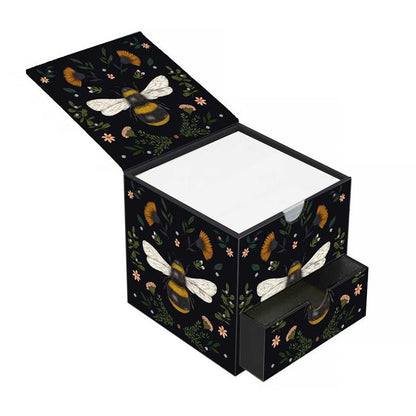 Jade Mosinski: Bee Flame Tree Memo Box with Drawer