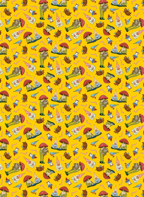The Little Frog Wrapping Paper Book