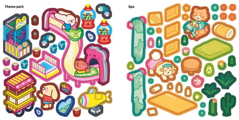 Cute & Cozy Sticker Rooms: Cozy Getaways