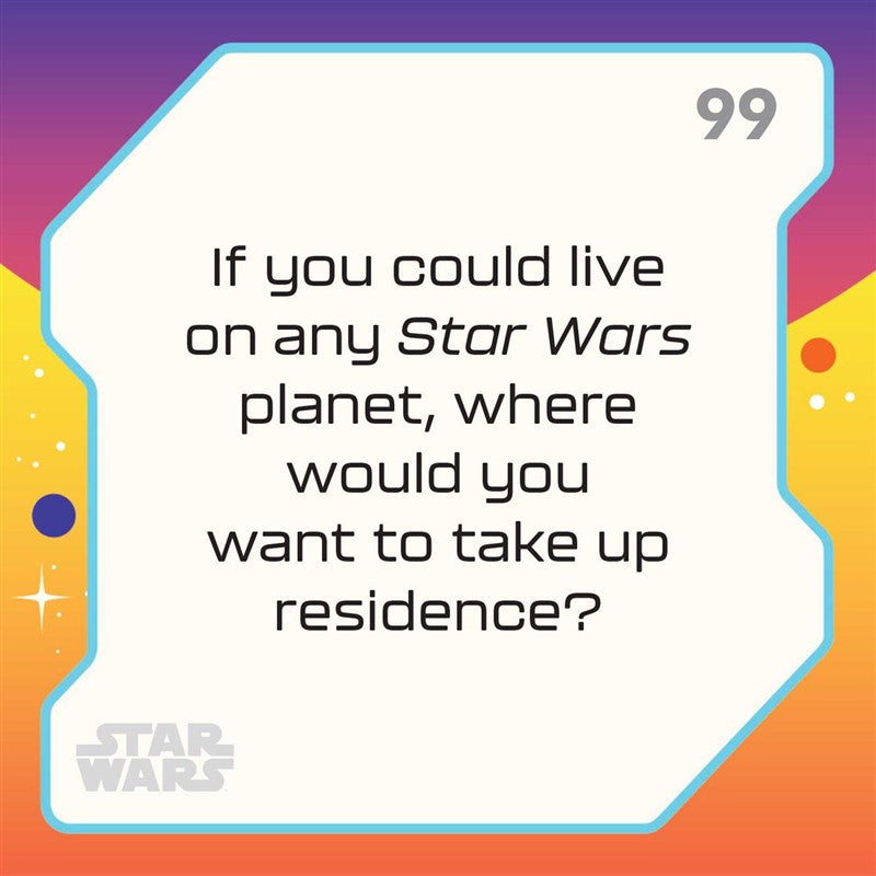 Star Wars: 125 Conversation Cards for Dinner Parties, Movie Marathons, and More