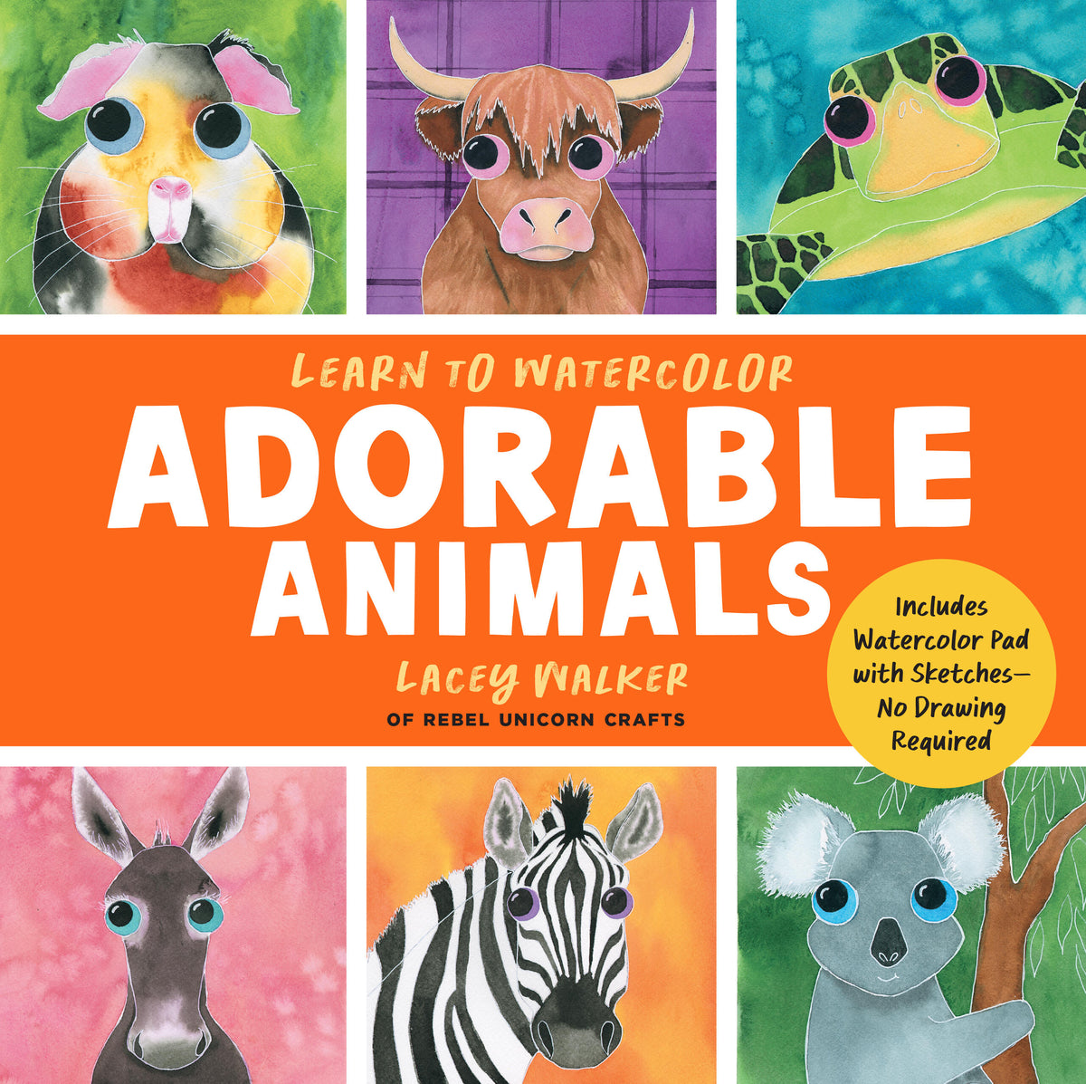 Learn to Watercolor Adorable Animals