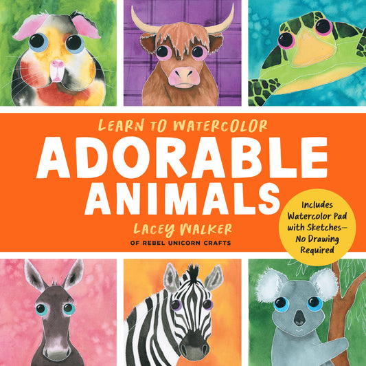 Learn to Watercolor Adorable Animals