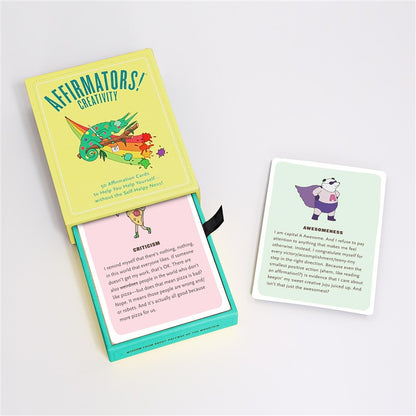 Affirmators! Creativity: 50 Affirmation Cards Deck
